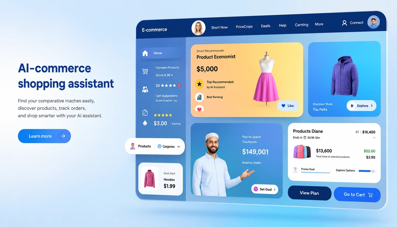 KI-gestützter E-Commerce-Assistent mit Produktvergleich und Empfehlungsfunktionen