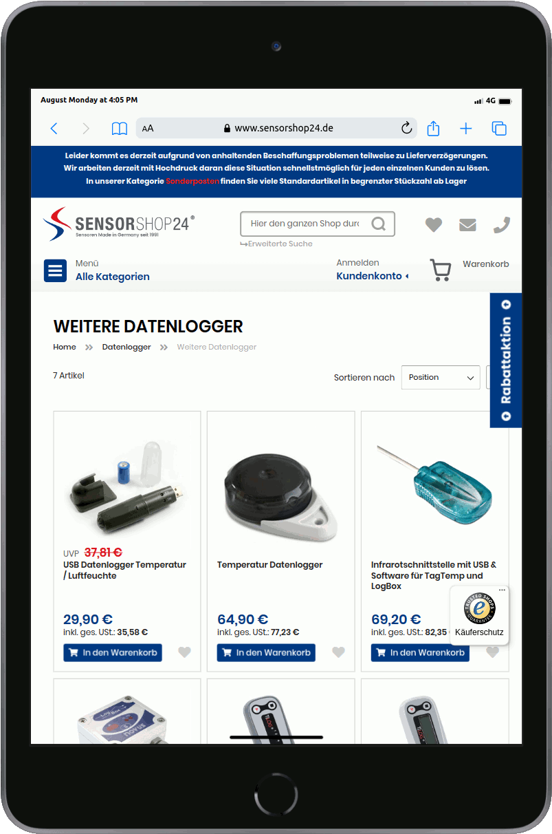Wamoco Referenz Sensorshop